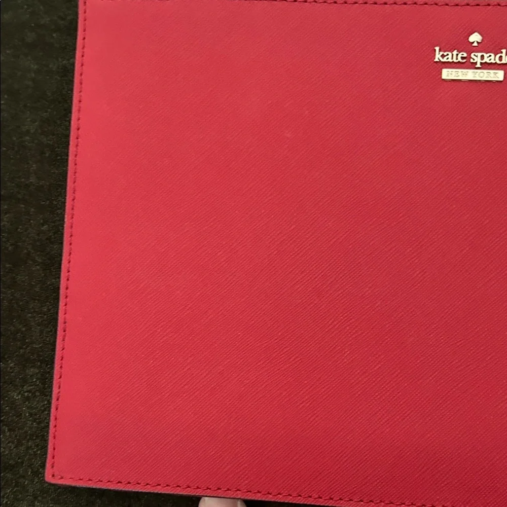 Kate Spade Vibrant Red and Pink Clutch Duo